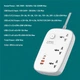 Сетевой удлинитель фильтр с GAN зарядкой Ldnio SC3416 |2USB/2Type-C, 3Sockets. QC/PD, 65W/5A, 2m Белый - изображение 10