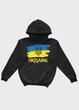 Худі MODNO з патріотичним принтом UKRAINE 116 см Чорний (HDKids-001-2-BL-005-1-070-G) - изображение 1