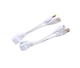 POE инжектор пассивный (пара) 802.3at (30Вт) с портами Ethernet 10/100Mbps, white, OEM Q50 Voltronic 3-0039 - изображение 2