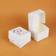 Коробки для подарунків маленькі eko-kraft 110*110*80 мм - 5 шт/уп Коробочки для сувенірів з квітковим принтом - зображення 2
