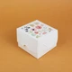 Коробки для подарунків маленькі eko-kraft 110*110*80 мм - 5 шт/уп Коробочки для сувенірів з квітковим принтом - зображення 6