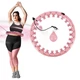 Хула-хуп з обважнювачем HMS HHW12 Plus Size рожевий - изображение 2
