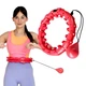 Хула-хуп з обважнювачем One Fitness OHA01 червоний + пояс для схуднення - зображення 2