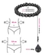 Хула-хуп з обважнювачем HMS HHW12 Plus Size чорний - изображение 14