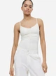 Боди-майка женская H&M A1402-1144976 M Молочная (1349606169) - изображение 2