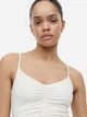 Боди-майка женская H&M A1402-1144976 M Молочная (1349606169) - изображение 4