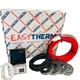 Теплый пол комплект EasyTherm + Wi-Fi чорний термостат. Нагревательный кабель на 0,7-1,2 м² - изображение 2