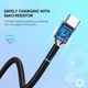 USB кабель Type-C UGREEN USB to Type-C Cable Aluminium Braid 3A 2m Black (US288) - изображение 4
