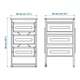 Комод IKEA LENNART білий 303.261.77 - зображення 11