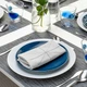 Набір рушників IKEA SANDVIVA 35х35 см 2шт синій 804.643.88 - зображення 11