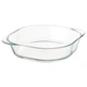 Форма для духовки IKEA ФОЛЬСАМ прозрачное стекло, 24.5 х 2 503.112.69 - изображение 1