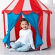 Палатка IKEA CIRKUSTÄLT красный, белый 705.813.64 - изображение 8
