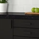 Ручка IKEA ХАККОС, антрацит, 100 мм, 303.424.79 - зображення 4