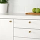Ручка меблева IKEA Багганес, жовта мідь, 20 мм, 803.384.08 - зображення 9
