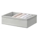 Органайзер IKEA БАКСНА, сірий, білий, 26x34x10 см, 204.743.66 - зображення 3