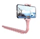 Держатель для телефона с присосками Cute Worm Lazy Holder Червь с поворотом на 360 градусов Розовый - изображение 1