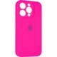 Чохол Silicone Case for iPhone 15 Pro Max Hot Pink (з захистом камери) - изображение 3