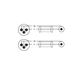 Готовый аудио кабель 2xRCA — 2xXLR Male Roxtone RAC-C190-L1 1м - изображение 3