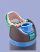 Эко-бутылка FreeSip 950 мл Owala нержавеющая сталь с трубочкой, черно-синяя - изображение 2