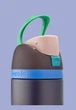 Эко-бутылка FreeSip 950 мл Owala нержавеющая сталь с трубочкой, черно-синяя - изображение 3