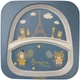 Набор детской посуды Canpol babies BONJOUR PARIS посуды 5 эл. синий (9/227_blu) - изображение 3