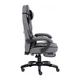 Кресло игровое GT Racer X-2749-1 Gray/Black Suede (X-2749-1 Fabric Gray/Black Suede) - изображение 3