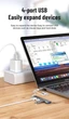USB 3.0 хаб SmartGo на 4 порти UniversalPort - зображення 3