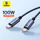 Кабель Type-c - Type-c 100W Baseus PD3.0 QC4.0 FCP AFC PPS 1m - изображение 1