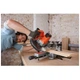 Торцювальна пила Black&Decker 1600 Вт, диск 216х30 мм, 4800 об/хв, XPS, вага 12 кг (BES700) - зображення 4