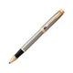 Ручка-ролер Parker IM 17 Brushed Metal GT RB Тризуб на кліпі (22 222_TR4) - зображення 2