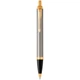 Ручка кулькова Parker IM 17 Brushed Metal GT BP (22 232) - изображение 2