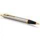 Ручка кулькова Parker IM 17 Brushed Metal GT BP (22 232) - изображение 3