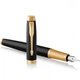 Ручка пір’яна Parker IM 17 Premium Black GT FP F (24 011) - изображение 5
