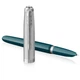 Ручка пір’яна Parker PARKER 51 Teal Blue CT FP F (55311) - изображение 3