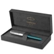 Ручка пір’яна Parker PARKER 51 Teal Blue CT FP F (55311) - изображение 7