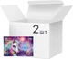 Набор альбомов для рисования ZiBi Rainbow Unicorn A4 30 листов на пружине 2 шт (ZB.1451-26.2) - изображение 1