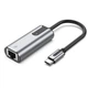 Адаптер Vention USB-C to Gigabit Ethernet Adapter 0.15M Gray Aluminum Alloy Type (CFNHB) (CFNHB) - зображення 1