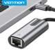 Адаптер Vention USB-C to Gigabit Ethernet Adapter 0.15M Gray Aluminum Alloy Type (CFNHB) (CFNHB) - зображення 4