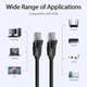 Патч-корд Vention RJ-45 Cat.6 UTP Patch Cable 8m Black (IBEBK) - зображення 7