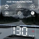Бортовий комп'ютер Geyiren C100 проекційний Head Up Display OBD II Чорний (1013-676-00) - зображення 5