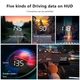 Бортовий комп'ютер Geyiren C100 проекційний Head Up Display OBD II Чорний (1013-676-00) - зображення 8