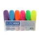 Набір текстових маркерів BuroMax Neon 2-4 мм 6 шт (BM.8904-94) - зображення 2