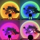 Лампа закатная sunset lamp LED для селфи с проэкцией заказта/восхода RGB с пультом UKC 002088 - изображение 5