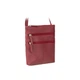 Шкіряна сумка через плече Visconti 18606 Slim Bag (Red) - зображення 2