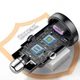 Зарядний пристрій Essager Gyroscope Mini Charger USB-A + Type-C 30W black (ECCAC-TL01) (ECCAC-TL01) - зображення 5
