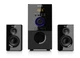 Колонки 2.1 REAL-EL M-555 (55Вт, Bluetooth, USB, SD, FM, ДУ) - изображение 3