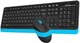 Комплект A4Tech FG1010S Wireless Blue - изображение 3