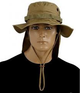 Панама тактична Mil-Tec З хвостом Захист шиї S Койот BRIT.BOONIE R/S M.NECKFLAP COYOTE (12326105-902-S) - изображение 3