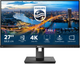 Монітор 27" Philips 278B1/00 -- -- UHD 4K IPS / 75Hz / 8-Bit + FRC / sRGB 122% / PowerSensor / LightSensor / LowBlue / Flicker Free / Speakers - зображення 1