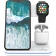 Зарядний пристрій Canyon 3in1 Wireless charger (CNS-WCS302W) - зображення 2
